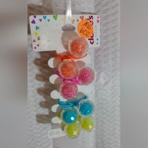Claire's Orange and Pink Hair Accessories Set